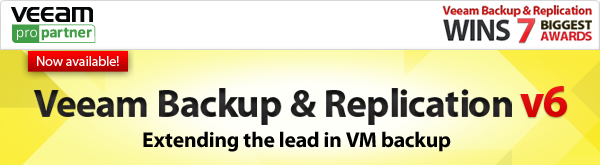 Veeam Backup & Replication v6 Extending the lead in VM backup