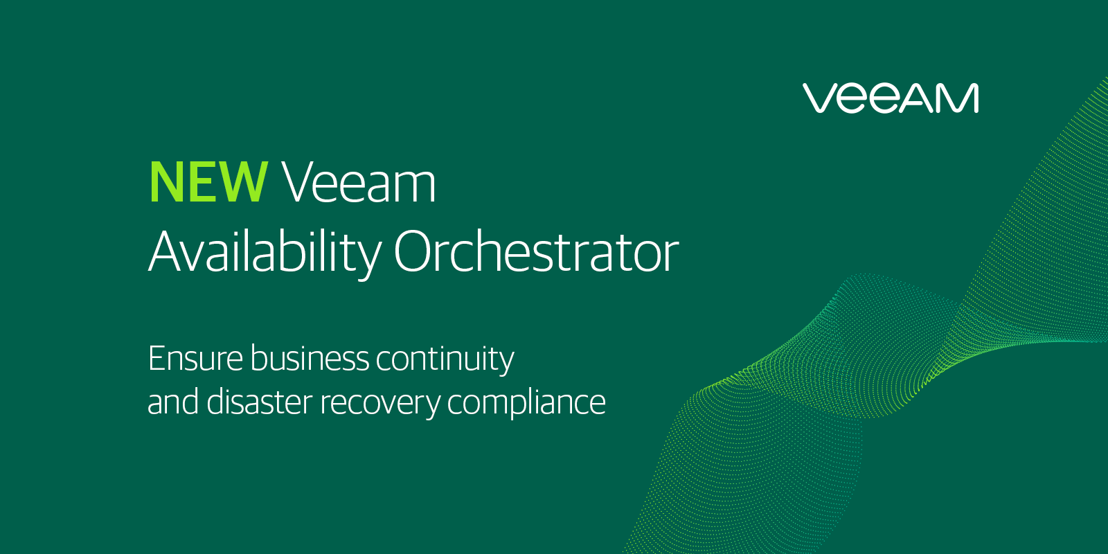 Veeam Availability Orchestrator per le aziende di livello enterprise