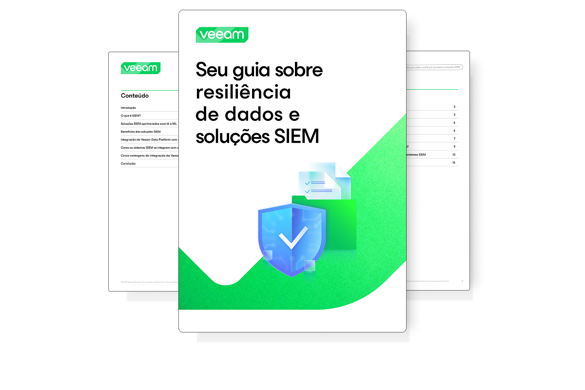 Resili&ecirc;ncia de dados e solu&ccedil;&otilde;es SIEM