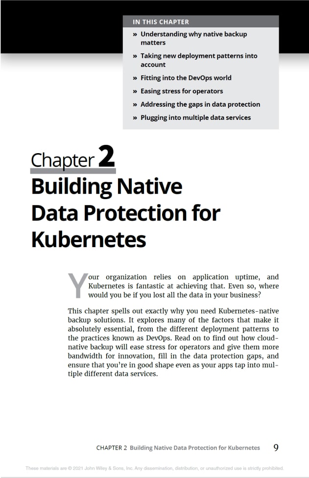 Building Native Data Protection for Kubernetes