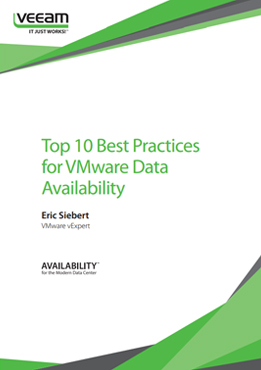 vmware veeam backup best practices
